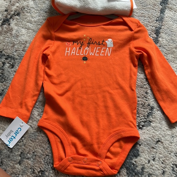 NWT Carter's My First Halloween Onesie 3 Piece Set - Picture 1 of 5